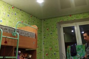  Натяжной потолок в детскую комнату 

